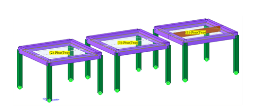 Modelación virtual de vigas secundarias