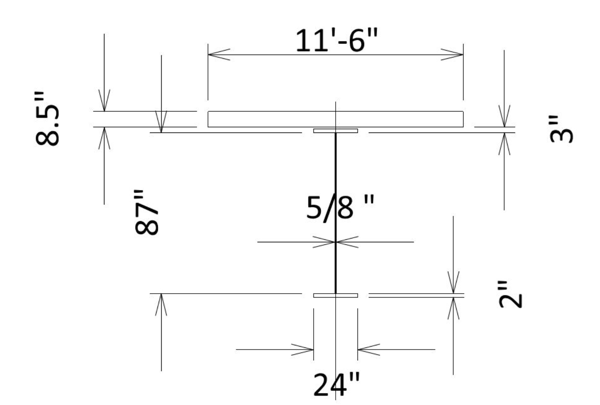 Curved Girder Analysis Typical section