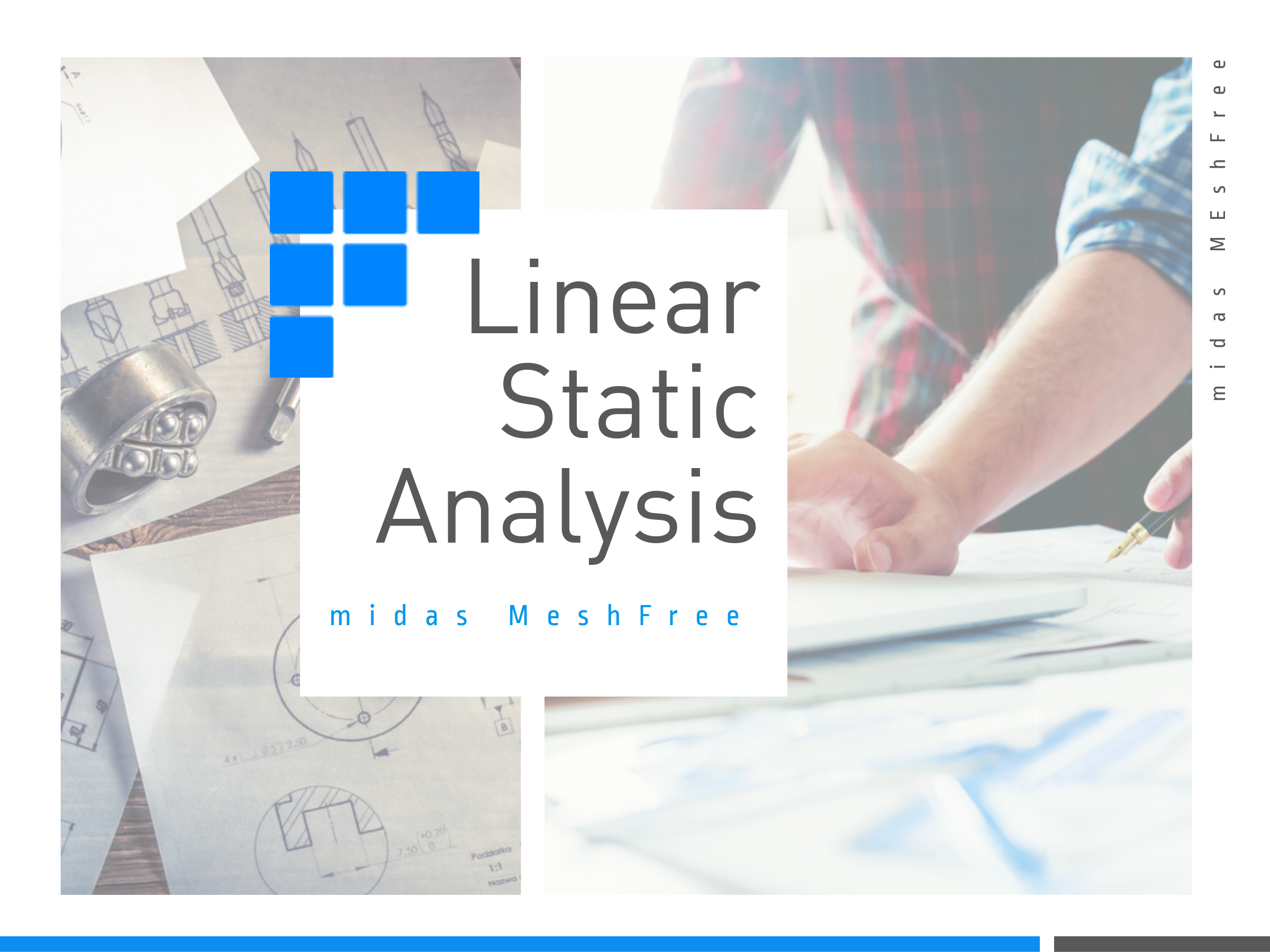 Linear Static Analysis with midas MeshFree (Slide 1)