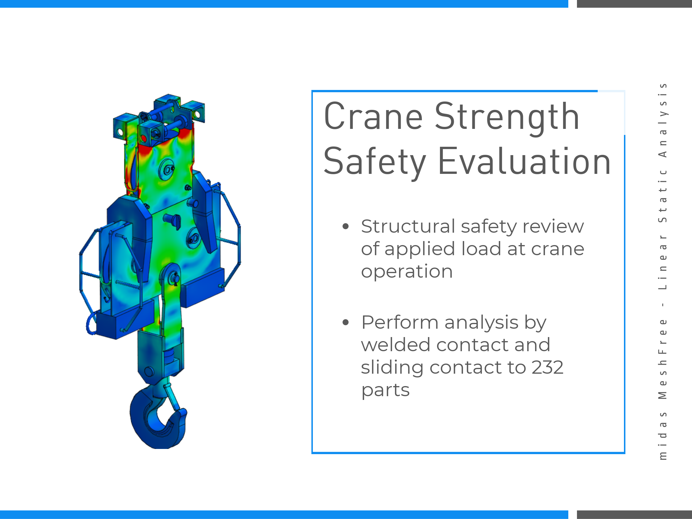 Crane Strength Safety Evaluation on MeshFree (Slide 3)