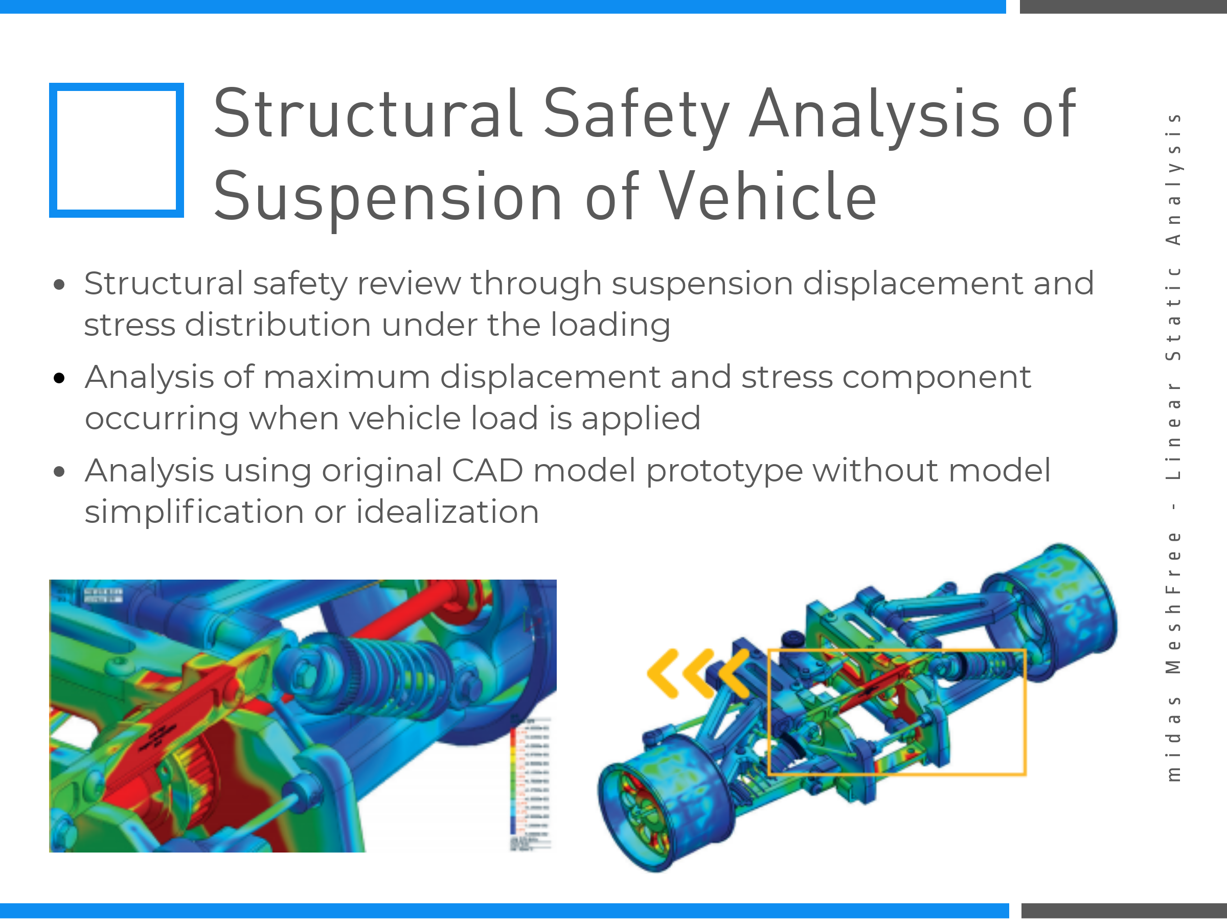 Structural Safety Analysis of Suspension of Vehicle on MeshFree (Slide 5)