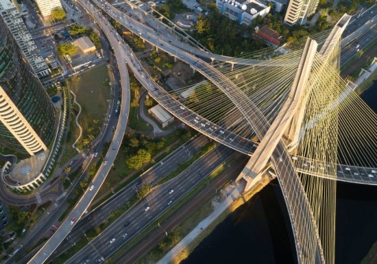 Puente octávio frias de oliveira Vista superior