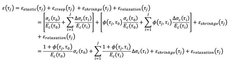 General equation for the time-dependent analysis 