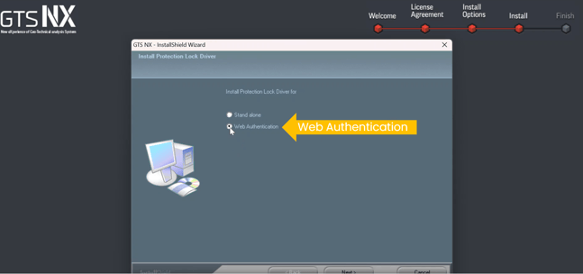 Web Authentication midas GTS NX