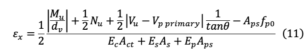 flexural tension side