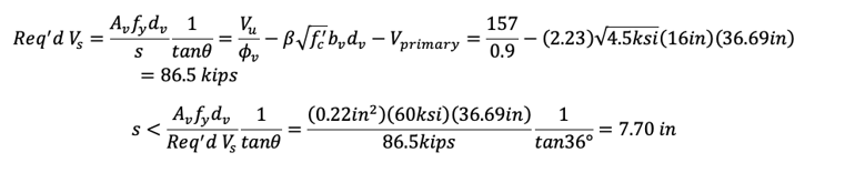 increase longitudinal reinforcement  2