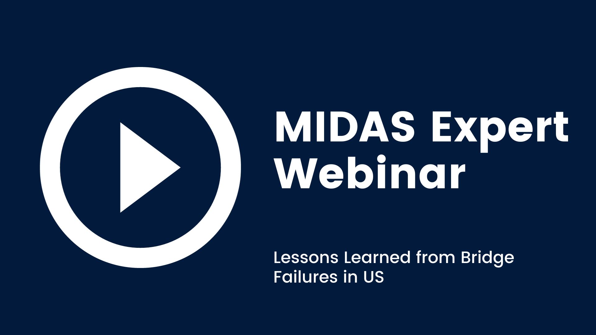 Webinar: Lessons Learned from Bridge Failures in US