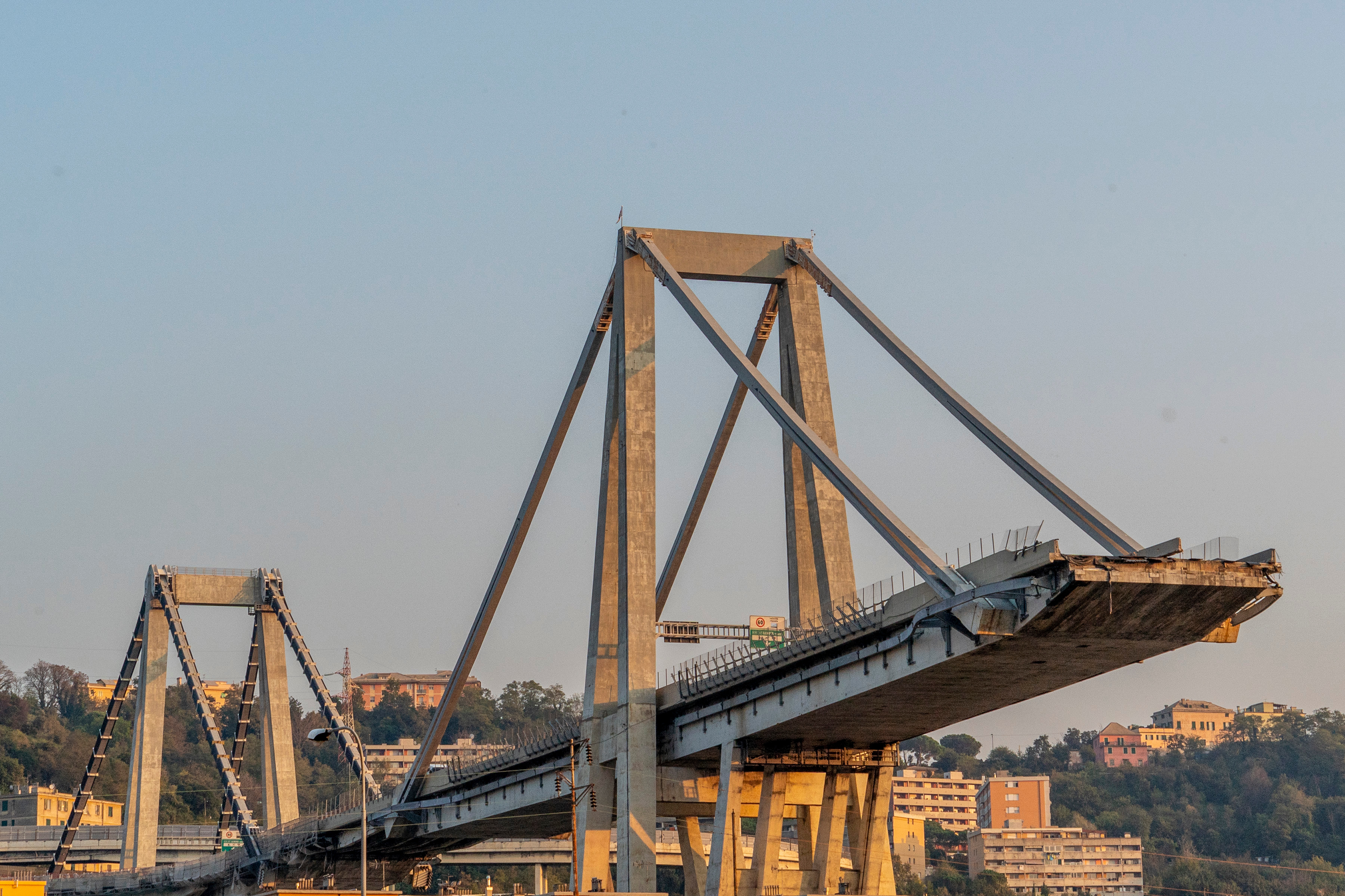 The Morandi Bridge: Understanding the collapse of a suspension bridge